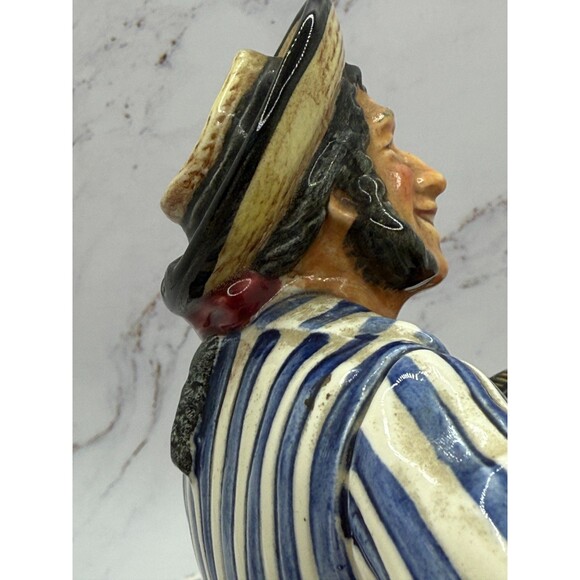Royal Doulton 2172 Retired Jolly Sailor w/ Accordion Figurine, 6.75" Tall - Picture 15 of 16